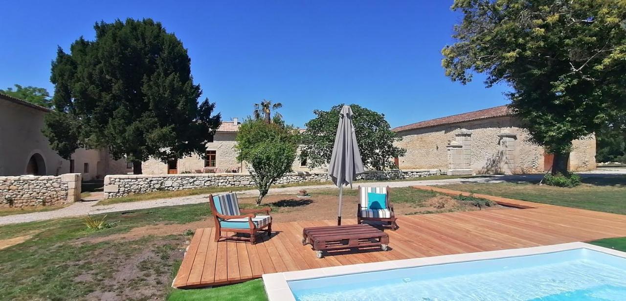 Guillac  Domaine De Gaia, Piscine, Petanque, Ping Pong, Proche Saint-Emilion B&B 외부 사진